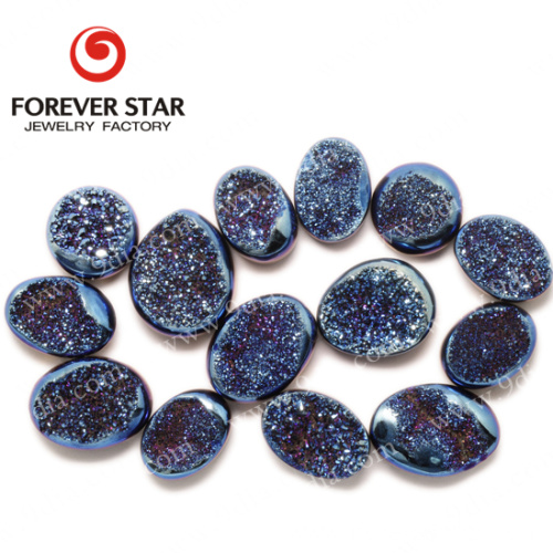 Natural Flat Agate Druzy Stones Wholesale